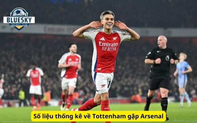 Số liệu thống kê về Tottenham gặp Arsenal