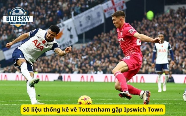 Số liệu thống kê về Tottenham gặp Ipswich Town