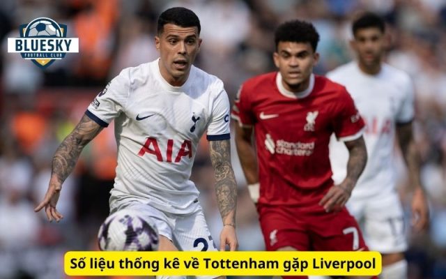 Số liệu thống kê về Tottenham gặp Liverpool