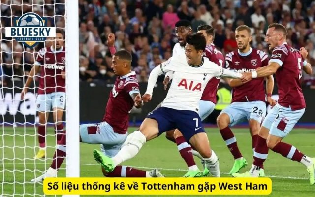 Số liệu thống kê về Tottenham gặp West Ham