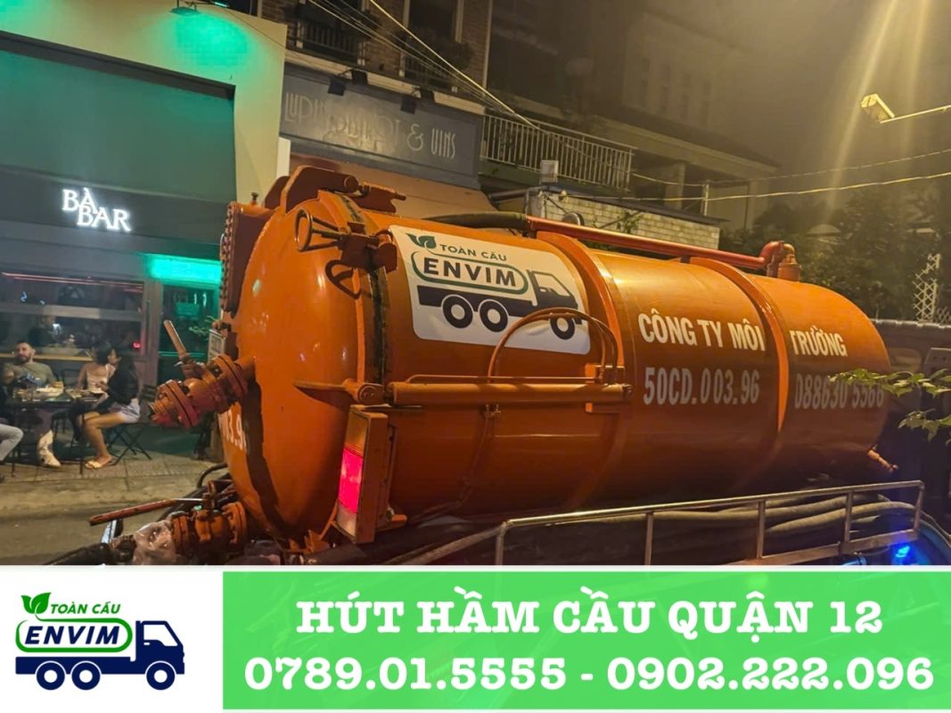 hút hầm cầu quận 12 uy tín